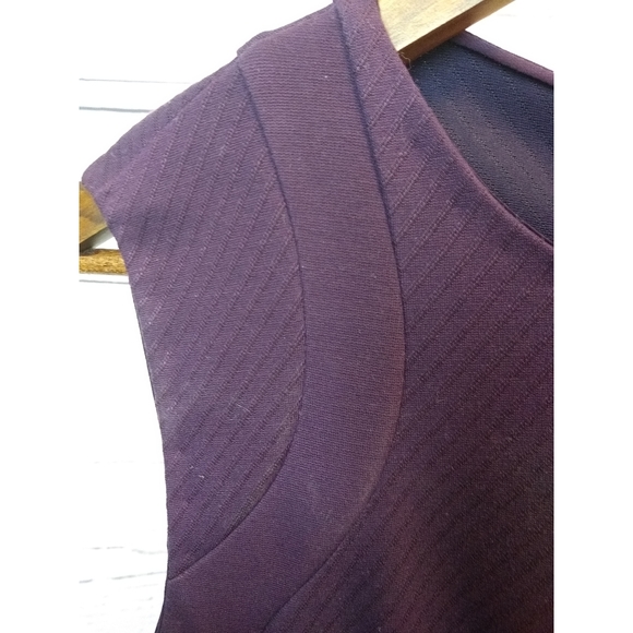 Diane Von Furstenberg Textured Panel A-line Dress - Picture 11 of 13